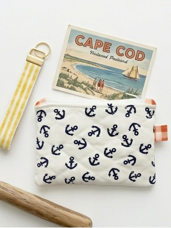 The Harbor Light Quilted Pouch