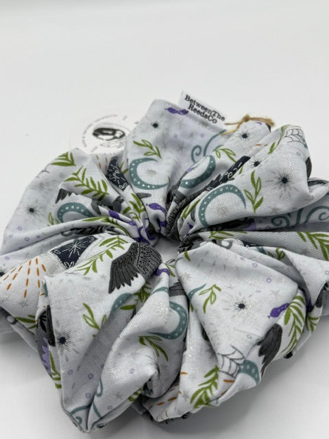 Moonlit Mischief Scrunchie — XL Jumbo Handmade Scrunchie