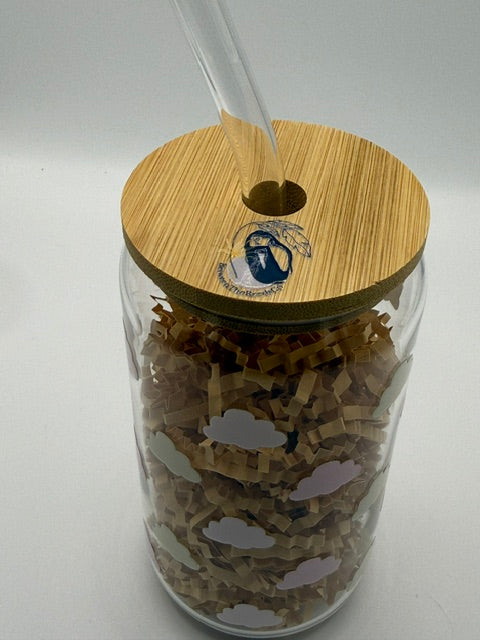 Mini Clouds 16 oz. Glass Can