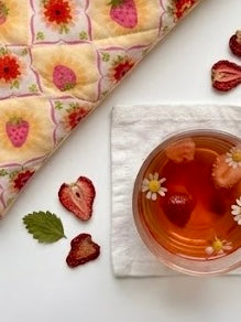 The Honey-Kissed Bloom Sleeve | Quilted Book & E-Reader Pouch