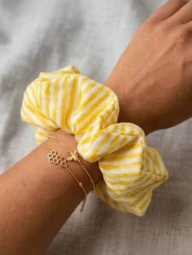 Seaside Goldenrod — XL Jumbo Handmade Scrunchie
