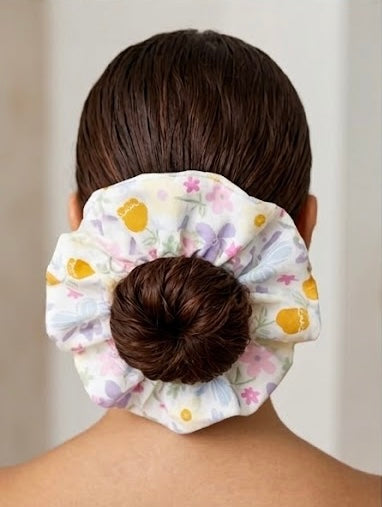 Nantucket Wildflower — XL Jumbo Handmade Scrunchie