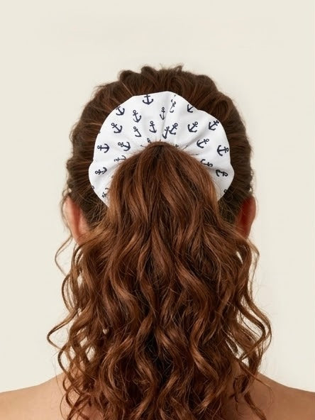 The Captain’s Cloud — XL Jumbo Handmade Scrunchie