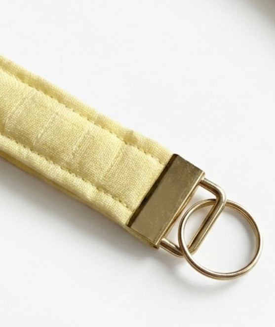 Butter Yellow Beachgrass Key Fob