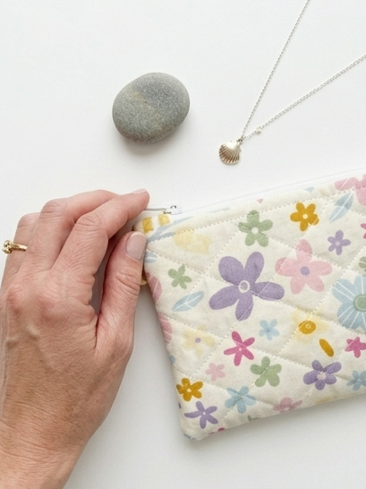 The Dune Meadow Quilted Pouch