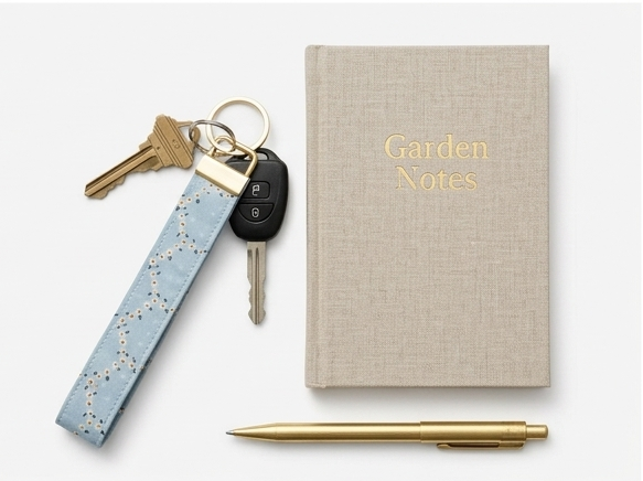 Periwinkle Path Key Fob