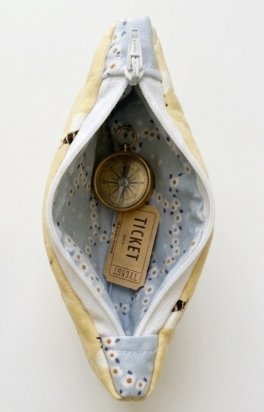 The Honeycomb Path Quilted Pouch