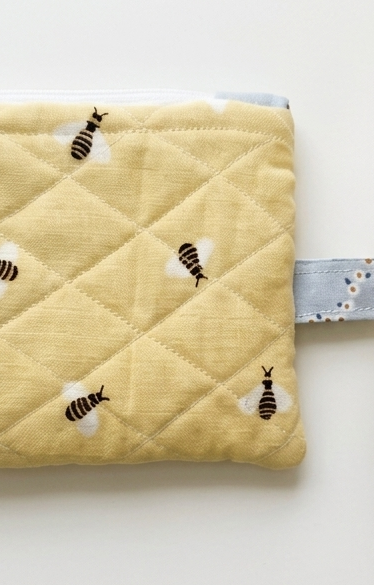 The Honeycomb Path Quilted Pouch
