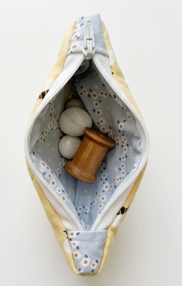 The Honeycomb Path Quilted Pouch