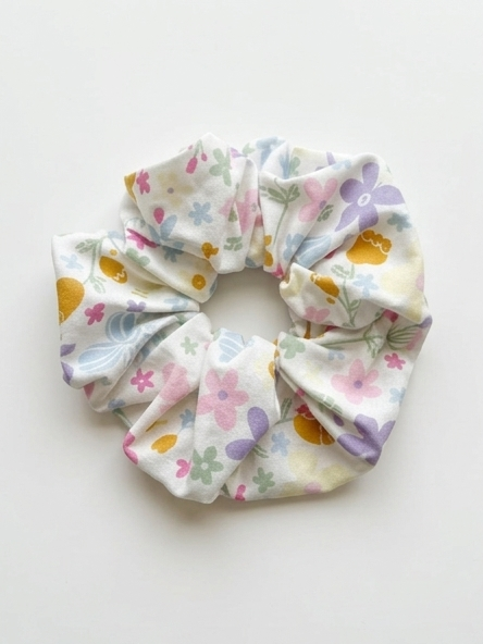 Nantucket Wildflower — XL Jumbo Handmade Scrunchie