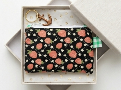The Garden Gate Quilted Pouch