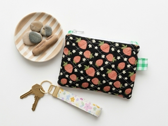 The Garden Gate Quilted Pouch