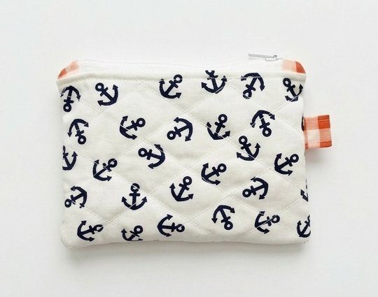 The Harbor Light Quilted Pouch