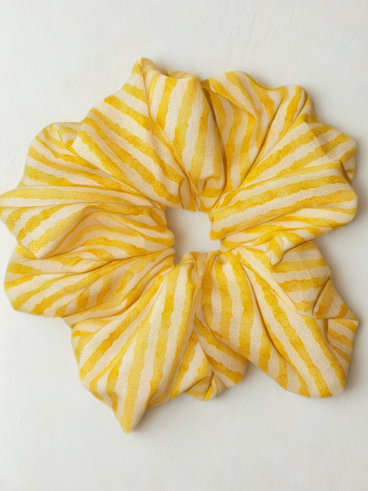 Seaside Goldenrod — XL Jumbo Handmade Scrunchie