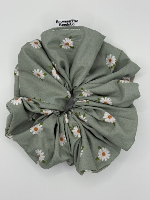 Sage Garden — XL Jumbo Handmade Scrunchie