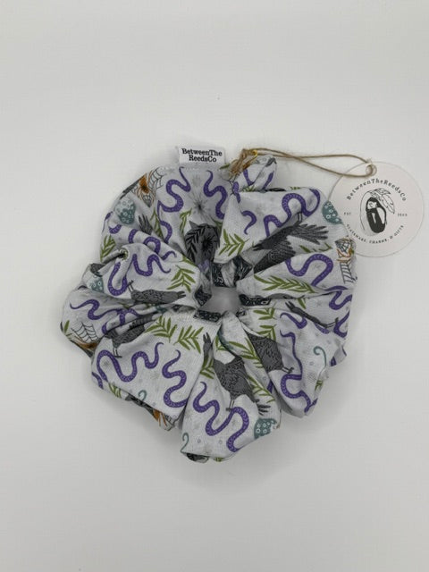 Moonlit Mischief Scrunchie — XL Jumbo Handmade Scrunchie