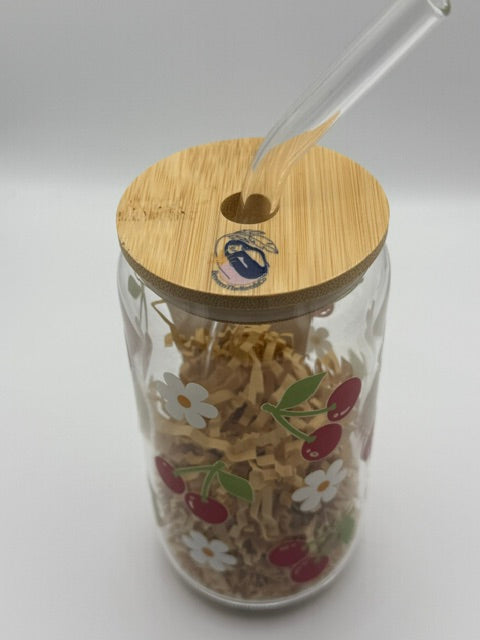 Cherries 16 oz. Glass Can