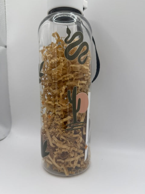 Desert Cactus 16 oz. Plastic Sports Bottle