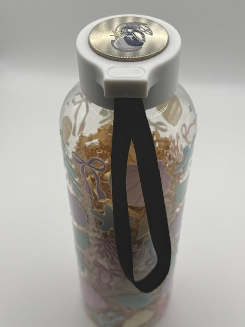 Pastel Seashells 16 oz. Plastic Sports Bottle