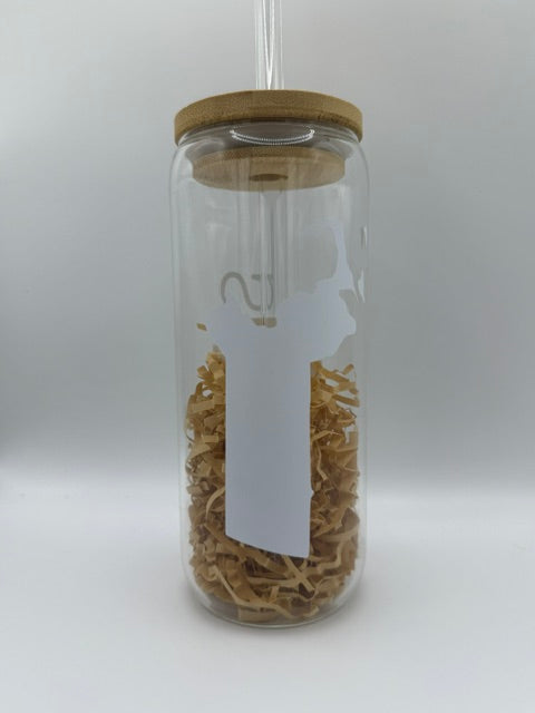 Massachusetts 20 oz. Glass Can