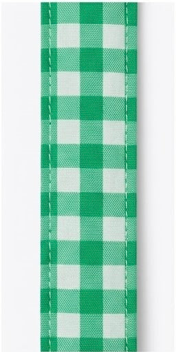 Public Garden Gingham Key Fob