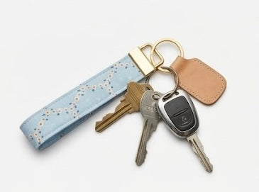 Periwinkle Path Key Fob
