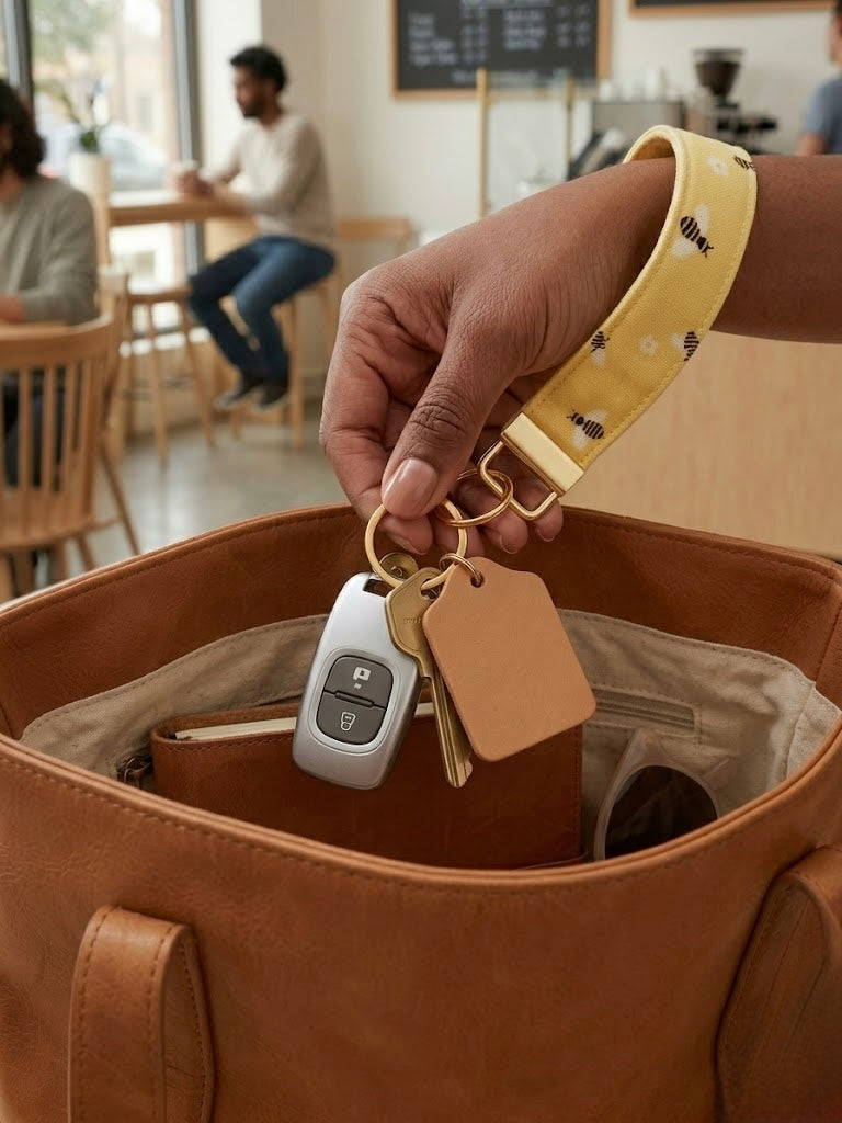 The Busy Beacon Key Fob