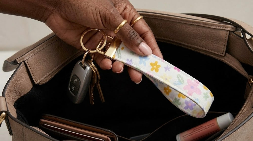 Nantucket Wildflower Key Fob