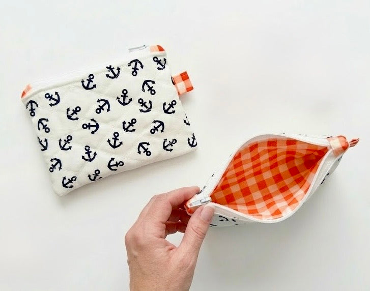 The Harbor Light Quilted Pouch