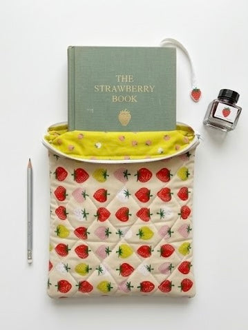 The Market Tartlet Sleeve | Quilted Book & E-Reader Pouch