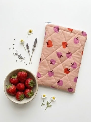 The Tea-Time Truffle Sleeve | Quilted Book & E-Reader Pouch